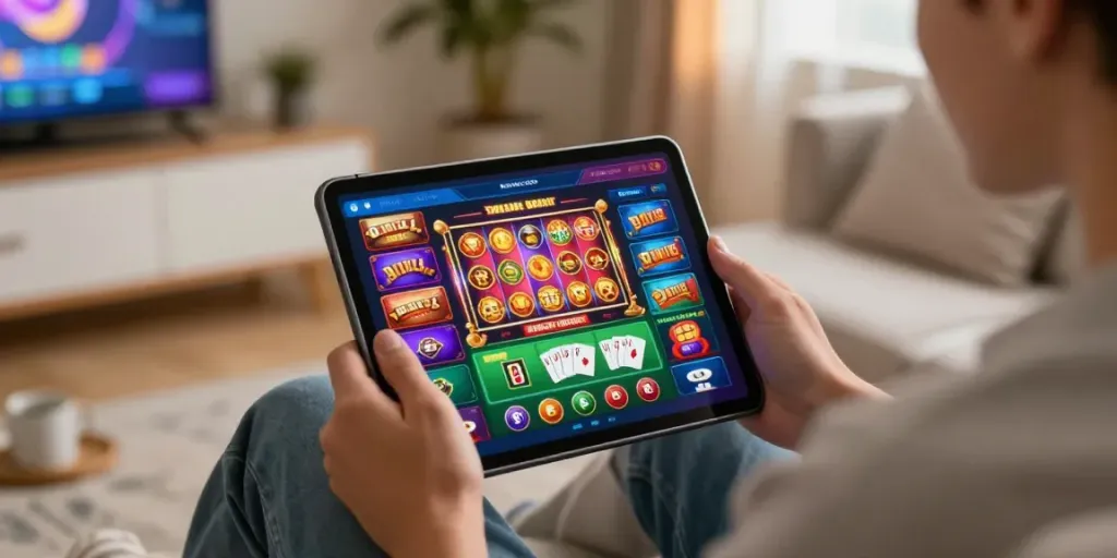 Experience thrilling online gaming at https://nbet.page/ with engaging graphics and a lively setting.