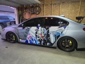 Gundam Custom Design Anime Itasha Car Wrap with Subaru WRX Sti (6)