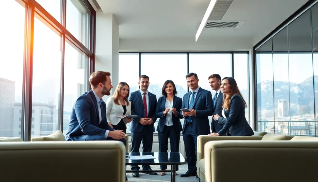 Direktvermittlung durch Headhunter Schweiz in einem modernen Büroumfeld.