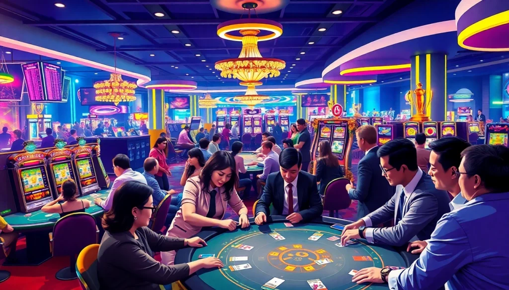 A színes magyar online kaszinó játékosai élvezik a pókert és a nyerőgépeket.