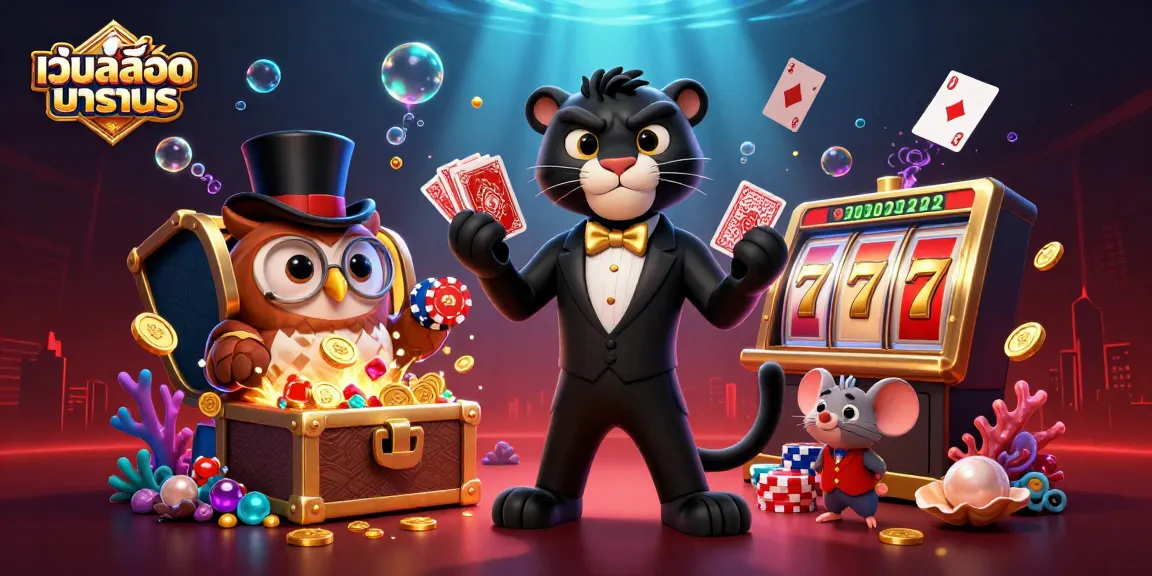 Experience thrilling เว็บสล็อตทดลอง gameplay with vibrant casino characters and dynamic rich elements.