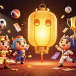 Experience excitement with realz at a vibrant casino featuring iconic characters and thrilling game elements.